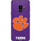 Clemson University Tiger Print Purple Galaxy S9 Skin